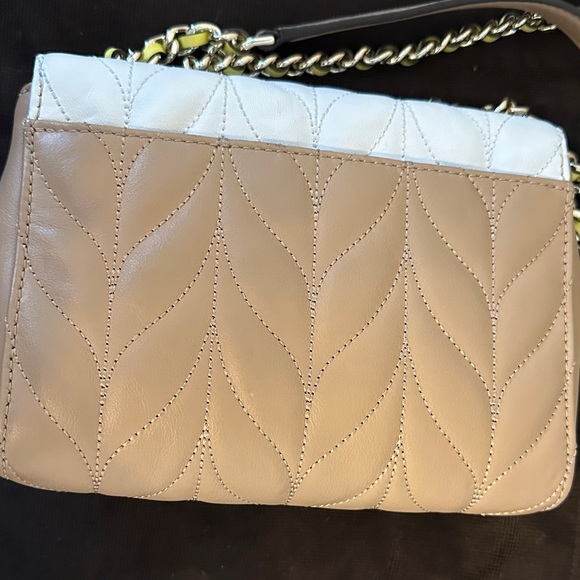 Kate Spade White and Tan Quilted Crossbody Bag - Picture 7 of 7